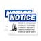 Signmission Prior To Operating Forklift Safety, 10 in W x Rectangle, Plastic OS-2PACK-NS-P-710-L-16408 - alternate 1